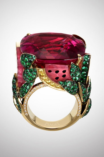 Piaget Limelight collection Watermelon Inspiration ring Image