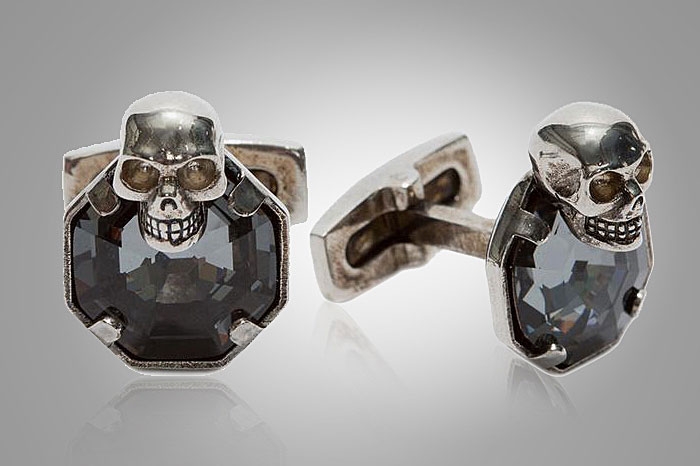 Alexander McQueen Stone and Skull cufflinks Image