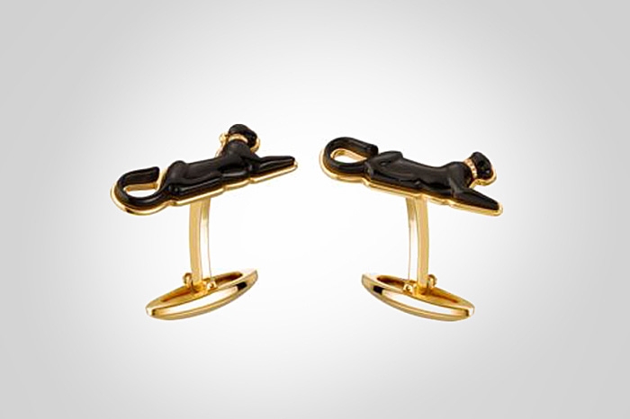 Cartier Lying Panther Decor cufflinks Image