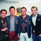 Justin Lau and HKPT Polo Players Kwan Lo, Patrick Furlong & James Bean