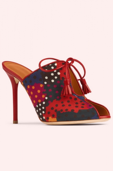 Go boho chic with this multicoloured polka dot shoe by Malone Souliers Image