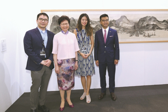 David Pong, Carrie Lam, Olivia Wang, Andy Hei Image