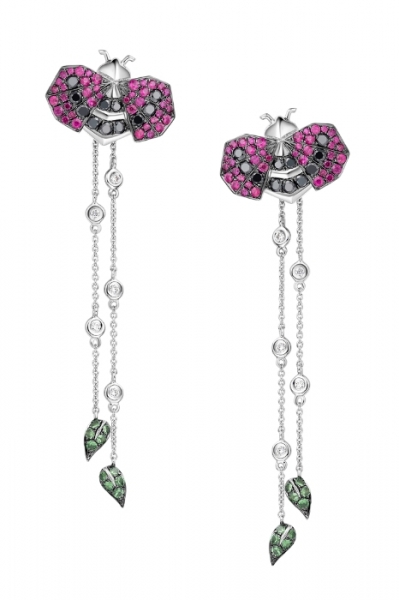 Sarah Zhuang Fantasy Garden Ladybird earrings Image