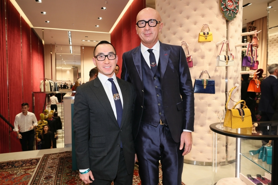 Lawrence Ho with Mr. Bizzarri Image