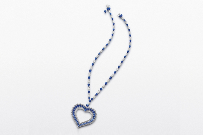 Azure Bet magnificent Sapphires gafencu magazine Chopard Red Carpet Collection 2020 Heart necklace Image