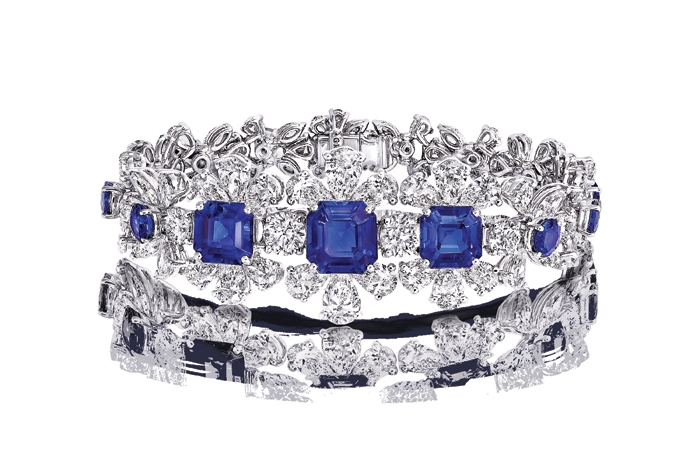 Azure Bet magnificent Sapphires gafencu magazine Graff sapphire and diamond bracelet_p Image