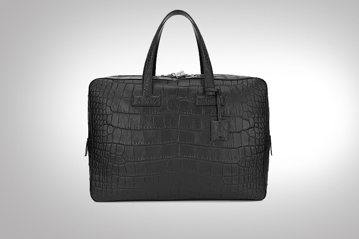 Tom Ford T Line Matte Alligator Medium Briefcase Image