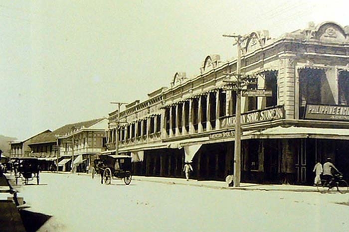 Colon Street, the country's oldest street. Many of its well-worn buildings tell a story of Spanish and American occupation Image