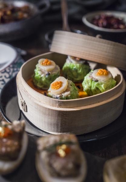 HT_BRUNCH_Steamed siu mai topped with scallop & crab roe Image