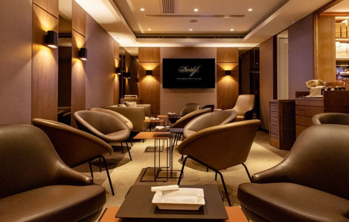 gafencu wine cigar lounge the best cigar lounges in Hong Kong davidoff of geneva peninsula Image