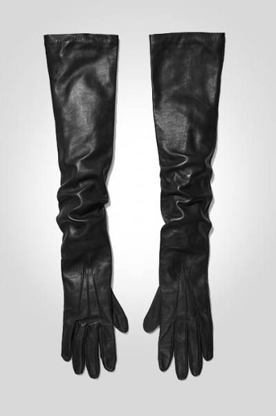 Michael Kors Collection Leather Gloves Image