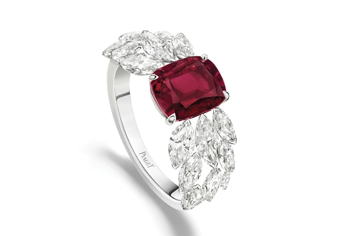 Piaget Treasures Collection ruby ring Be Ringed Jewelled symbols of eternal love gafencu magazine jewellery Image