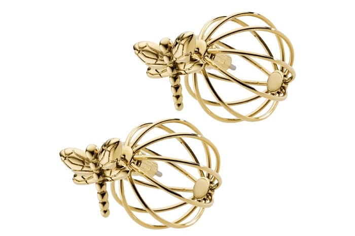 Emporio Armani - Sphere earrings with little dragonflies Image