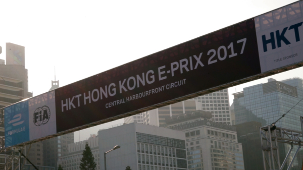 Nelson Piquet Jr makes Jaguar team debut at HK Formula E