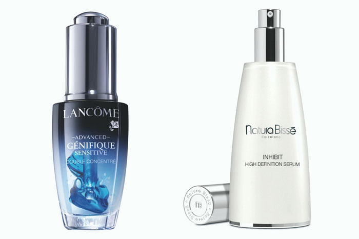 Lancômes-Advanced-Génefique-Sensitive-and-Natura-Bisses-Inhibit-High-Definition-Serum-opti