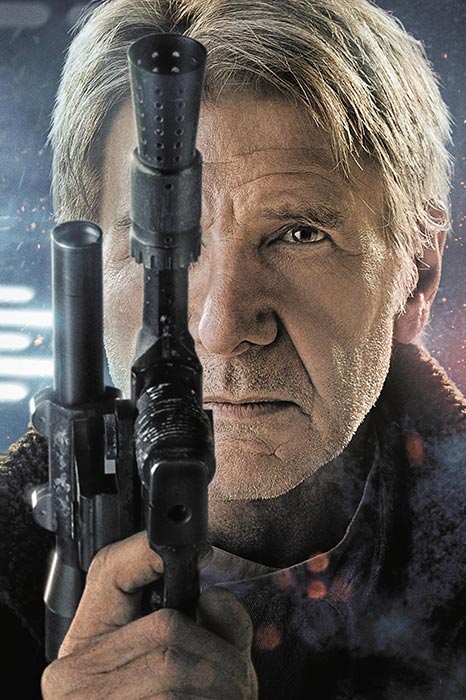 Harrison Ford reprises his role as Han Solo in the latest Star Wars instalment