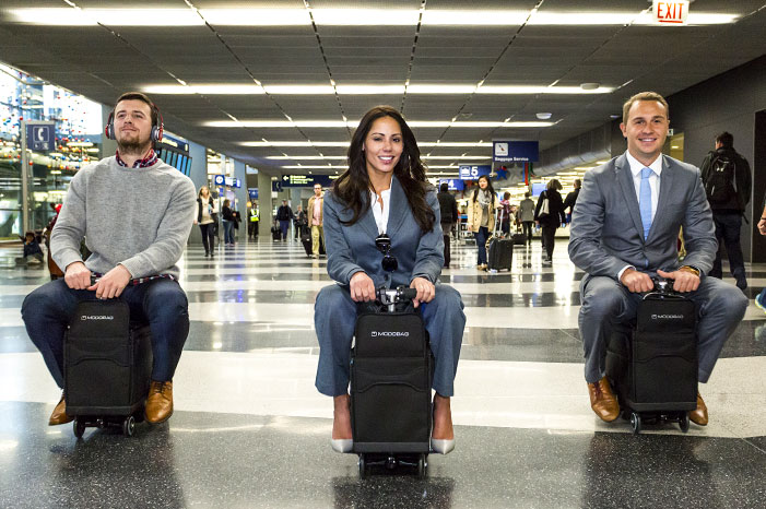 Modobag smart luggage lets travellers ride to their destination