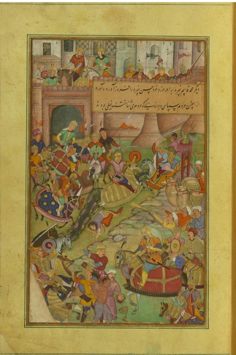 Manuscript art from Persia