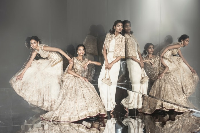 Indian accents are strong in Tarakini Collection by Tarun Tahiliani