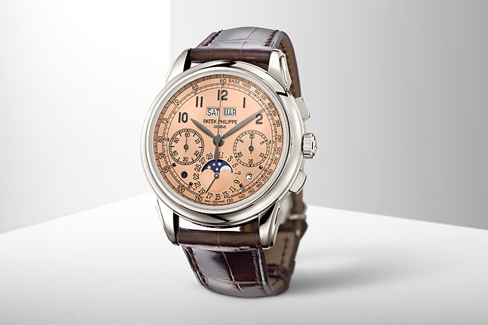 Patek Philippe 5270P Perpetual Calendar Chronograph with Salmon Dial