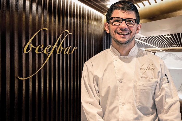 Executive Chef Andrea Spagoni has helmed Beefbar since day one