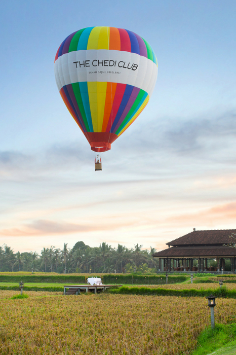 Take to the skies with The Chedi Club Ubud’s Balloons over Bali adventure