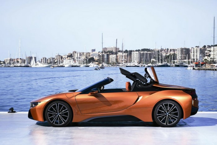 The 2018 BMW i8 Roadster offers top-down fun in the sun