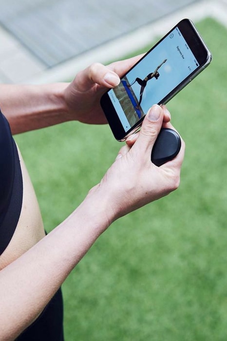 The companion Nadi X app offers a library of yoga poses and an auditory coach