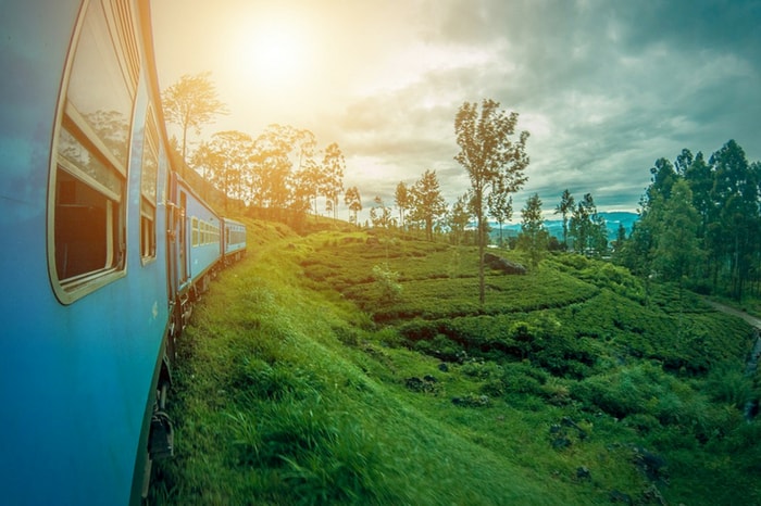 Trains are the best way to experience Sri Lanka's landscape