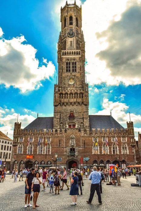 The Belfry Tower is an iconic Bruges landmark