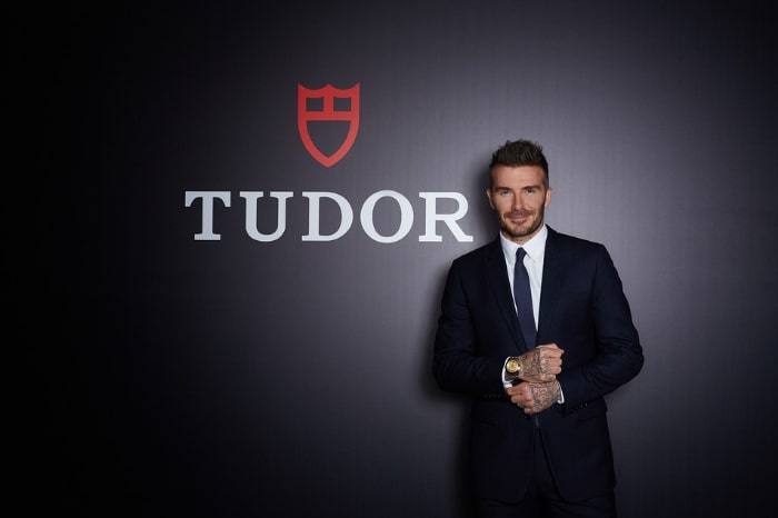 David Beckham wears the all-new TUDOR Glamour Double Date