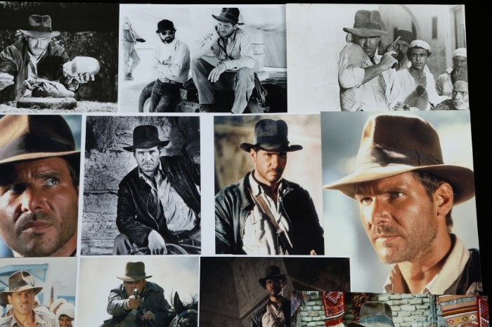 The fedora was a trademark wardrobe accessory throughout the Indiana Jones movies