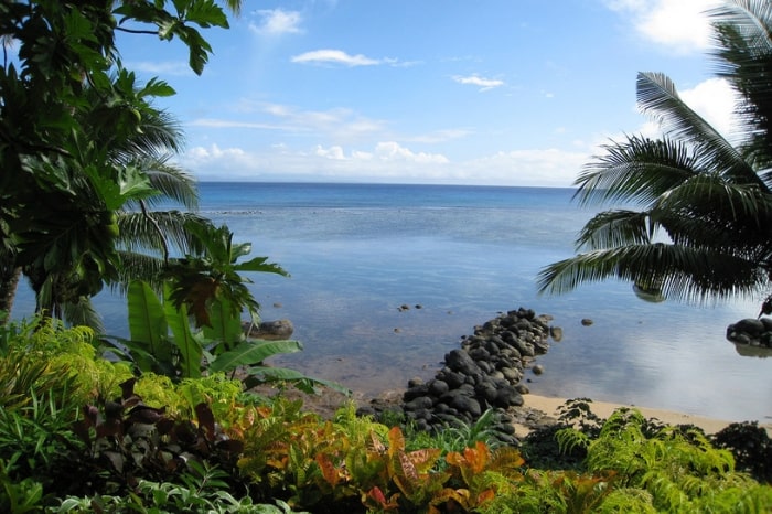 Taveuni is the third-largest island in Fiji