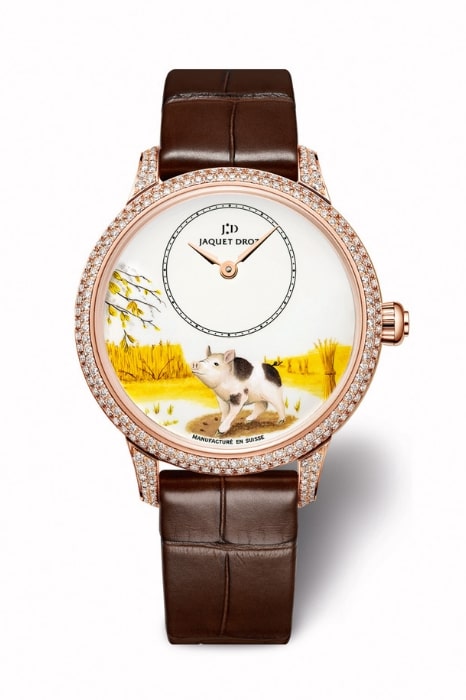 Jaquet Droz Petite Heure Minute Pig