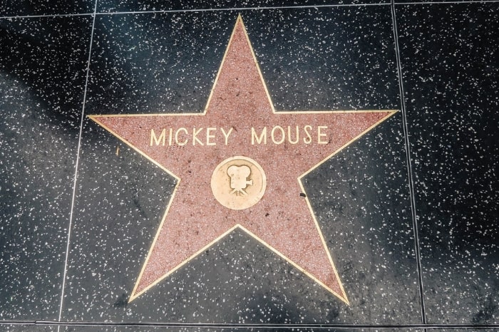 Mickey Mouse was the first cartoon to receive a star on Hollywood's Walk of Fame