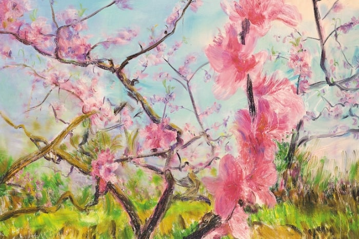 Peach Blossom Series, 2006. Oil on canvas，120x150cm