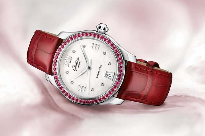 The scarlet-hued Lady Serenade Limited Edition by Glashutte Original