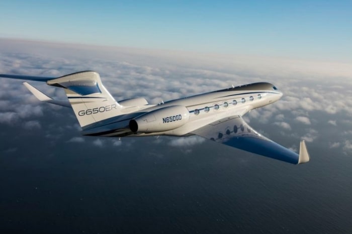 Gulfstream 650ER can sleep 10 guests