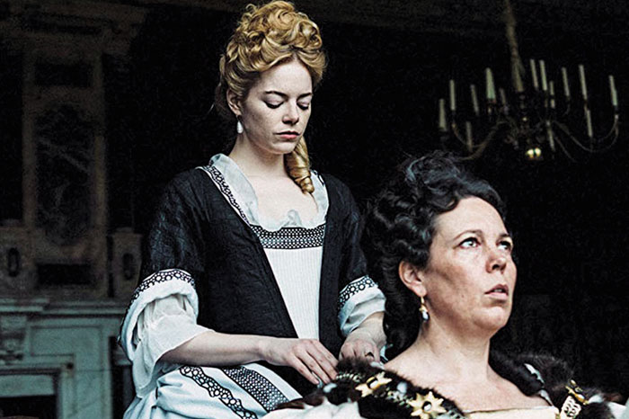 Olivia Colman in her award-winning role as Queen Anne in The Favourite