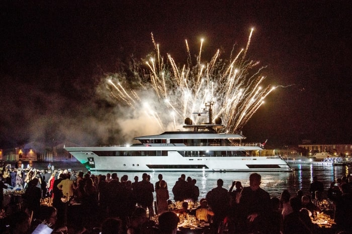 Riva Race 50m superyacht unveiled in Venice Arsenale