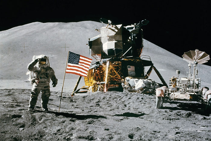 Space colonisation moon landing