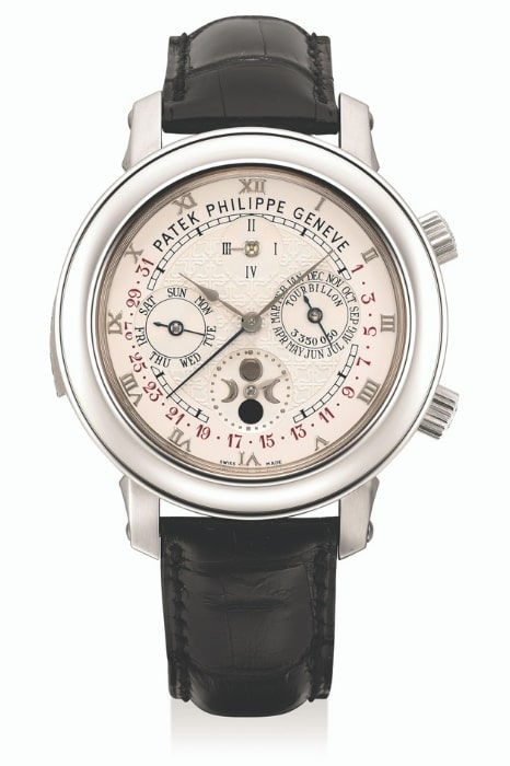 Patek Philippe Skymoon Tourbillon Ref. 5002G fetches US$1 million