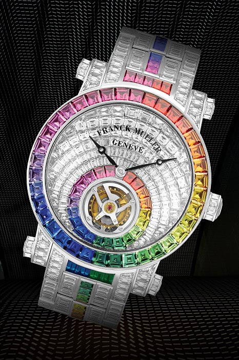 Franck Muller’s Rainbow Invisible Setting Tourbillon