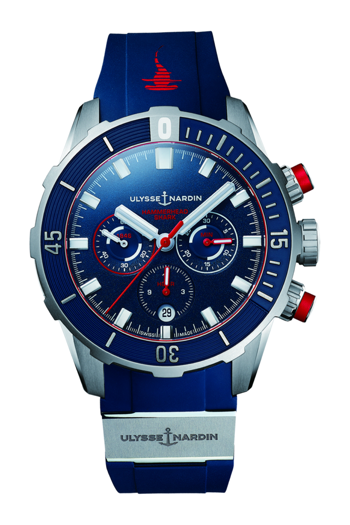 Blue hued Exploring the appeal of cerulean-faced statement timepieces royal oak Ulysse Nardin Diver Chronograph 44m