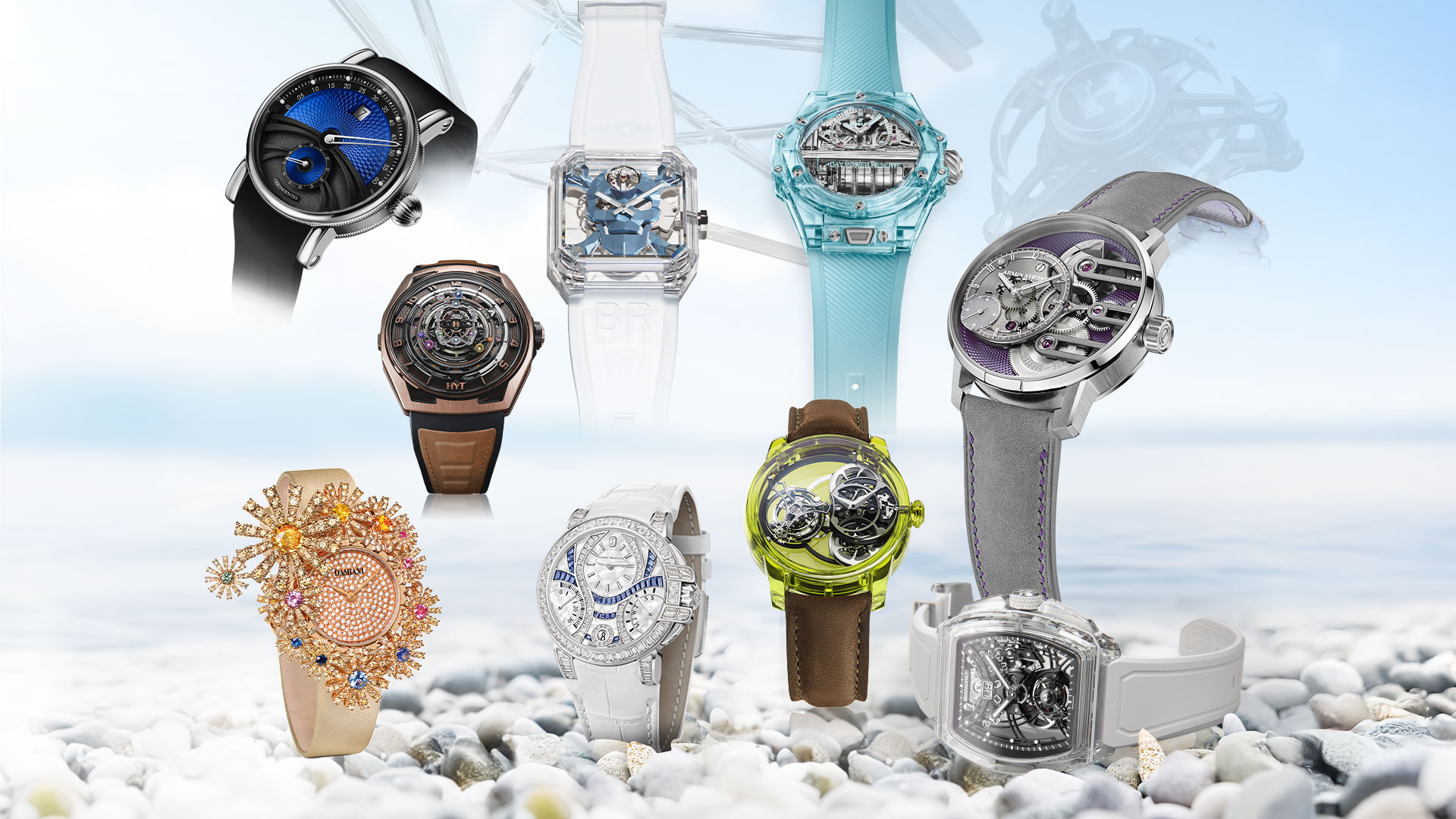 Clearly Superior: Tough as they come, sapphire watches cut a distinctive transparent dash on the wrist